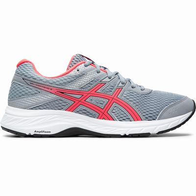 Asics Gel-Contend 6 - Naisten Juoksukengät - Harmaat/Pinkki